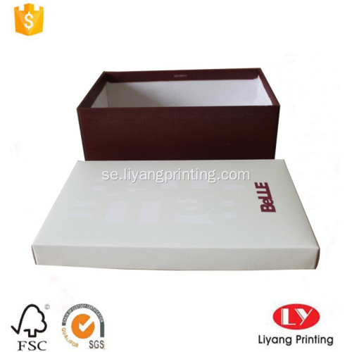Custon Printed Corrugated Shoes Packaging Box